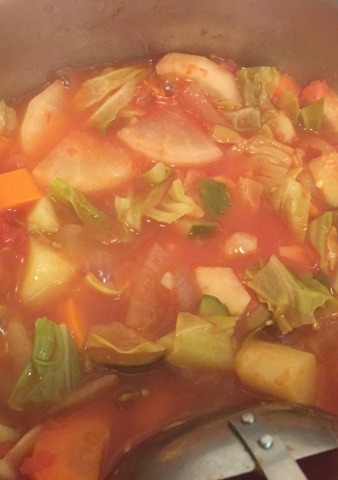 野菜のみ トマトスープ 煮込むだけ 簡単-レシピのメイン写真