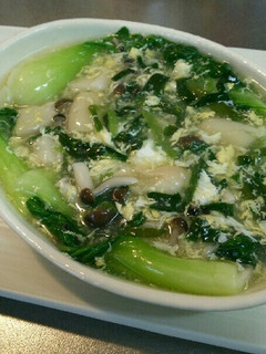 お麩と青梗菜のかき玉あんかけ♪-レシピのメイン写真