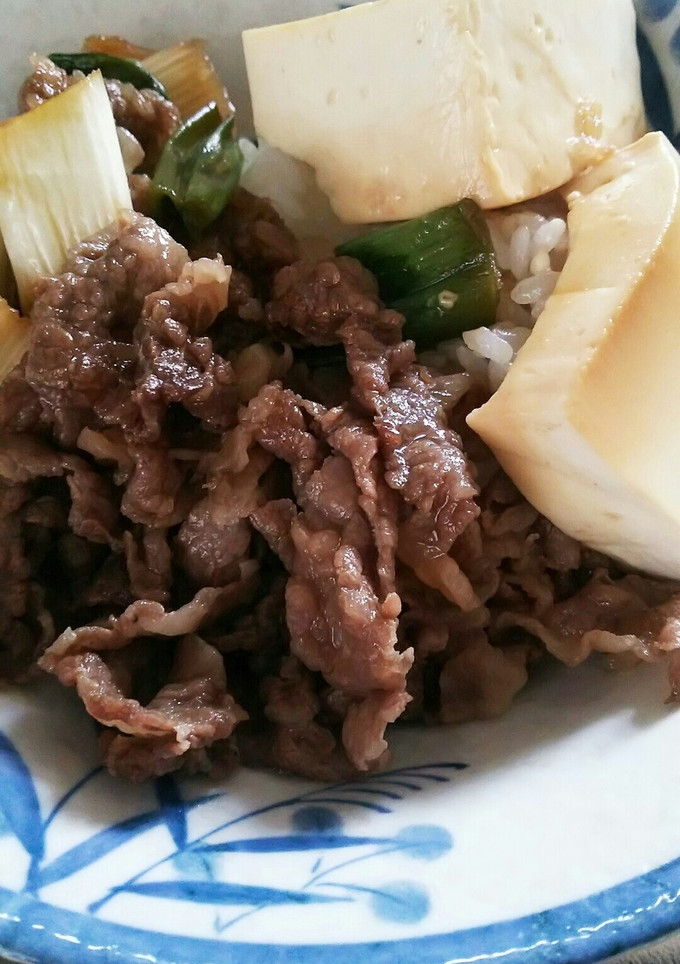 簡単10分。すき焼き丼。-レシピのメイン写真