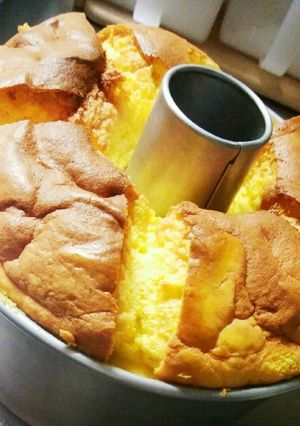かぼちゃのシフォンケーキ-レシピのメイン写真