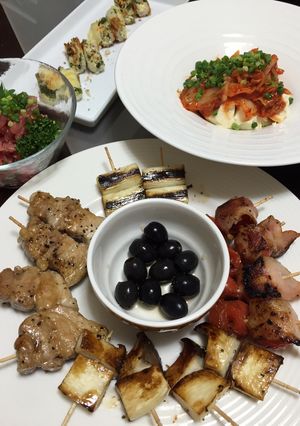フライパンでお手軽☆串焼きパーティ♫♬-レシピのメイン写真
