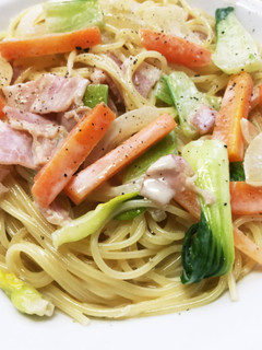 簡単!和風クリームソースパスタ-レシピのメイン写真