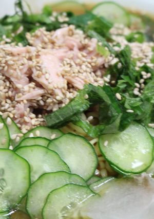 冷汁風味噌ラーメン【サッポロ一番】-レシピのメイン写真