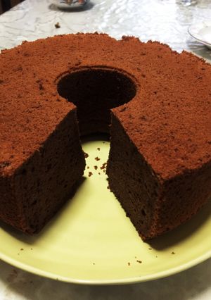 チョコレートシフォンケーキ-レシピのメイン写真