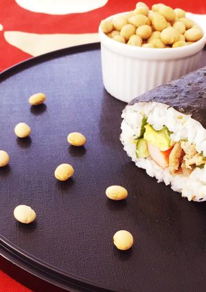 節分に☆お手軽♪豚こま恵方巻-レシピのメイン写真