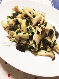 ササミとエリンギと本しめじの塩麹炒め-レシピのメイン写真