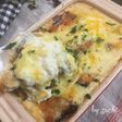 鮭と白菜の味噌豆腐クリームグラタン