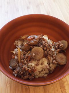 ゴボウと生姜の混ぜご飯-レシピのメイン写真
