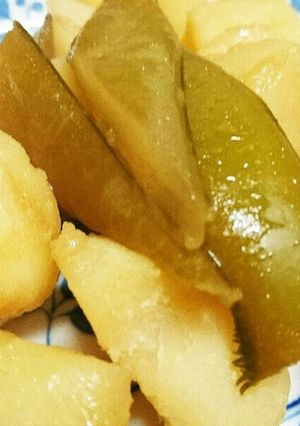 じゃがいもと茎ワカメの煮物-レシピのメイン写真