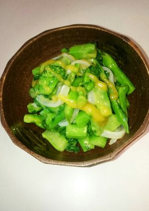 菜の花といかのからし酢味噌和え♪-レシピのメイン写真