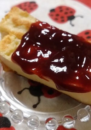 水切りヨーグルトを使ったチーズケーキ-レシピのメイン写真