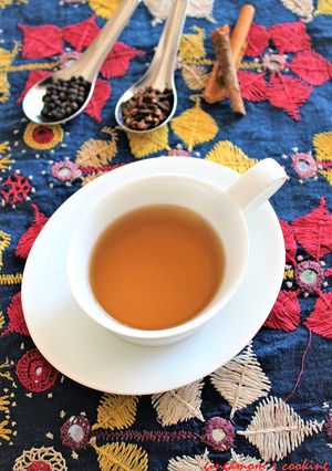 喉に効く！クローブ・黒胡椒・シナモン茶-レシピのメイン写真
