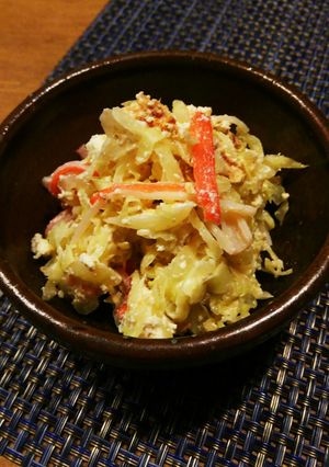キャベツのおかカッテージサラダ-レシピのメイン写真