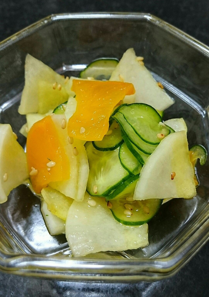 簡単副菜 つぼ漬け和え-レシピのメイン写真