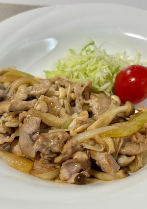 肉が少なめでも大満足♪きのこ入り生姜焼き🍄🟫-レシピのメイン写真