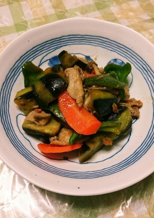 豚肉入り♪なすとピーマンのオイスター炒め-レシピのメイン写真