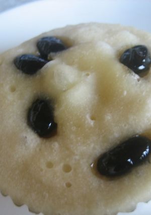 もっちもち☆黒豆入りレンジDE蒸しパン-レシピのメイン写真