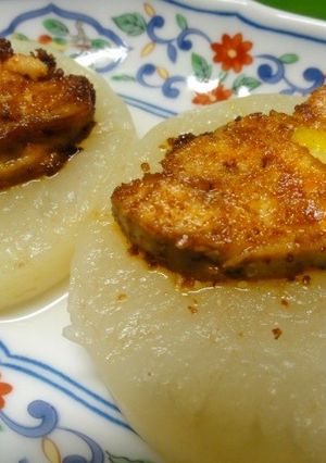 ＊大根の煮物とあん肝のソテー＊-レシピのメイン写真