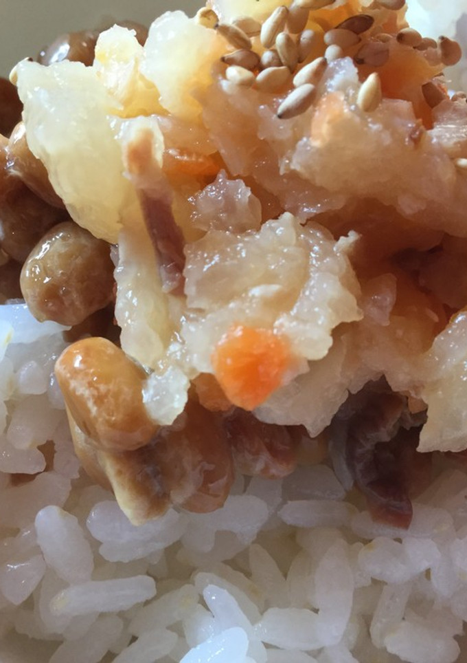 納豆と「しもつかれ」のご飯-レシピのメイン写真