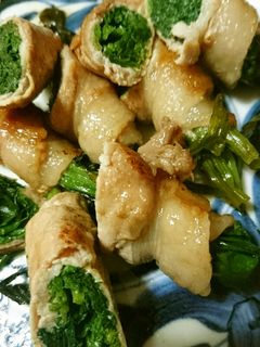 ほうれん草の肉巻き生姜焼き-レシピのメイン写真
