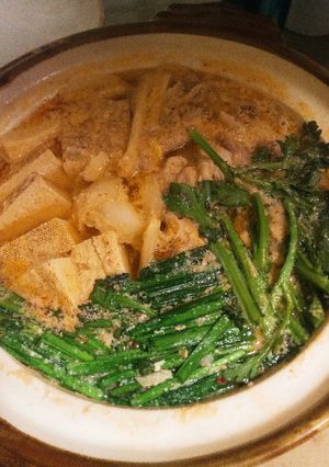 ゴマ味噌ベースの鍋スープ-レシピのメイン写真