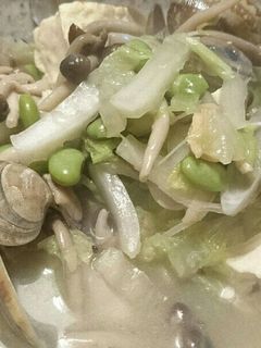 あさりと豆腐塩あんかけ煮-レシピのメイン写真