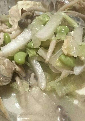 あさりと豆腐塩あんかけ煮-レシピのメイン写真