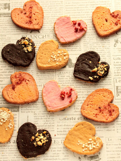 *バレンタイン♡ハートのチョコラスク♪-レシピのメイン写真
