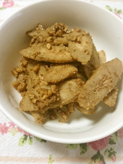 ごぼうのくるみ合え-レシピのメイン写真