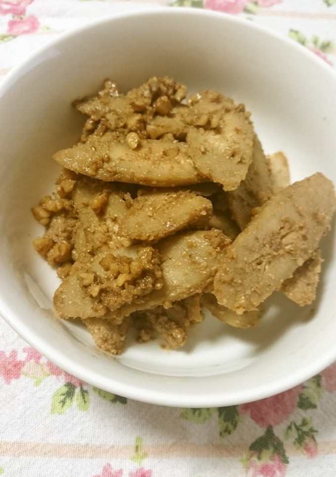 ごぼうのくるみ合え-レシピのメイン写真