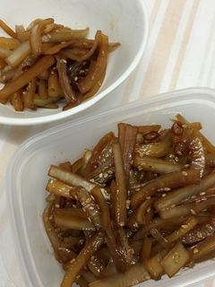 常備菜*大根の皮でしっかり味のきんぴら-レシピのメイン写真
