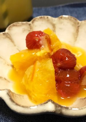 フルーツみたい♪トマトのオレンジ漬け-レシピのメイン写真