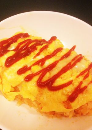 チーズ入りオムライス-レシピのメイン写真