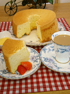 クリームチーズ⭐シフォンケーキ-レシピのメイン写真