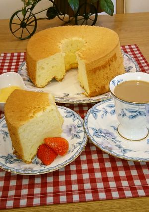 クリームチーズ⭐シフォンケーキ-レシピのメイン写真