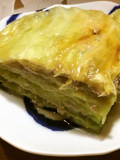 キャベツと豚肉のミルフィーユ(重ね煮)-レシピのメイン写真