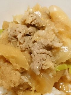 大人のみぞれ煮つゆだく牛丼♪-レシピのメイン写真