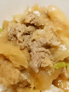 大人のみぞれ煮つゆだく牛丼♪-レシピのメイン写真