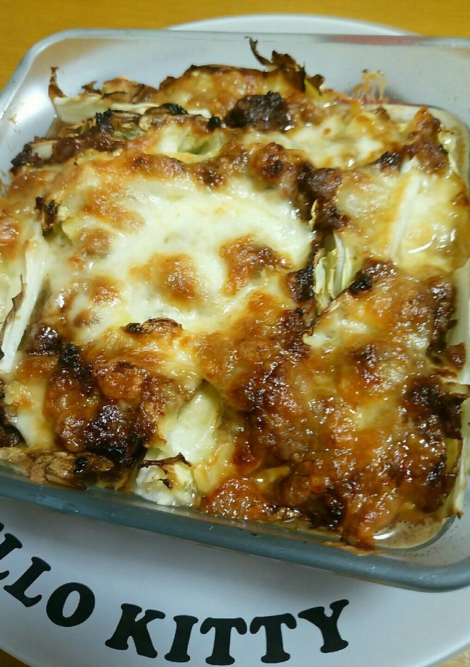 和と洋の融合☆白菜の肉味噌チーズ焼き-レシピのメイン写真
