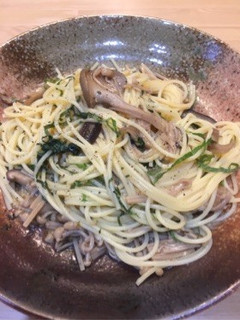 なめ茸アレンジ!簡単きのこパスタ♡-レシピのメイン写真