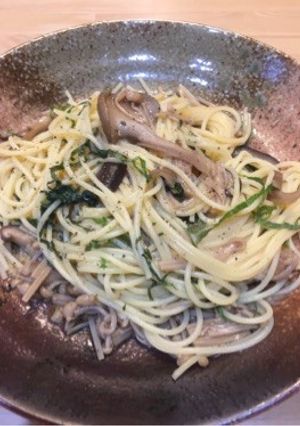 なめ茸アレンジ!簡単きのこパスタ♡-レシピのメイン写真