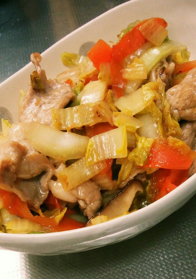 豚肉と白菜の中華炒め-レシピのメイン写真