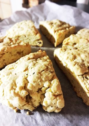 朝食に☆ ハム&チーズのお食事スコーン-レシピのメイン写真