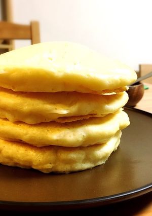 混ぜるだけ♡もちふわしっとり♡パンケーキ-レシピのメイン写真