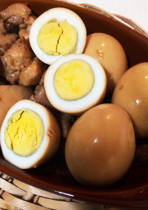卵と鶏肉の甘辛煮♡-レシピのメイン写真