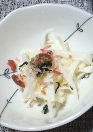 簡単♪大根だけサラダ。あと一品の副菜-レシピのメイン写真