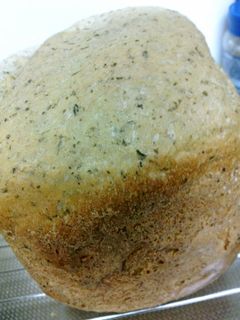 HBで簡単バナナ緑茶食パン♪-レシピのメイン写真