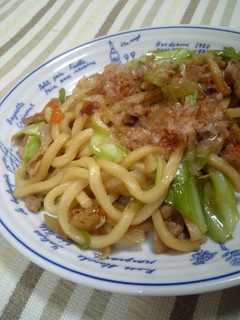 いい香り~♪のパパッと焼きうどん☆-レシピのメイン写真