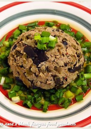 黑木耳脆瓜蒸肉佐青蔥．柯媽媽の植物燕窩-レシピのメイン写真