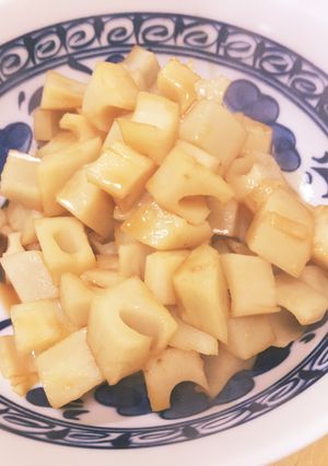 レンコンの酢醤油炒め-レシピのメイン写真